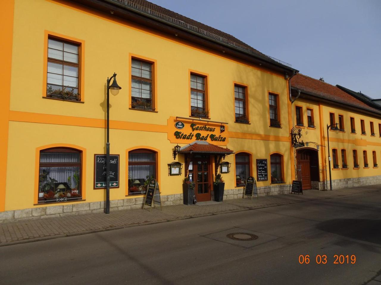 Gasthaus Stadt Bad Sulza Exterior foto