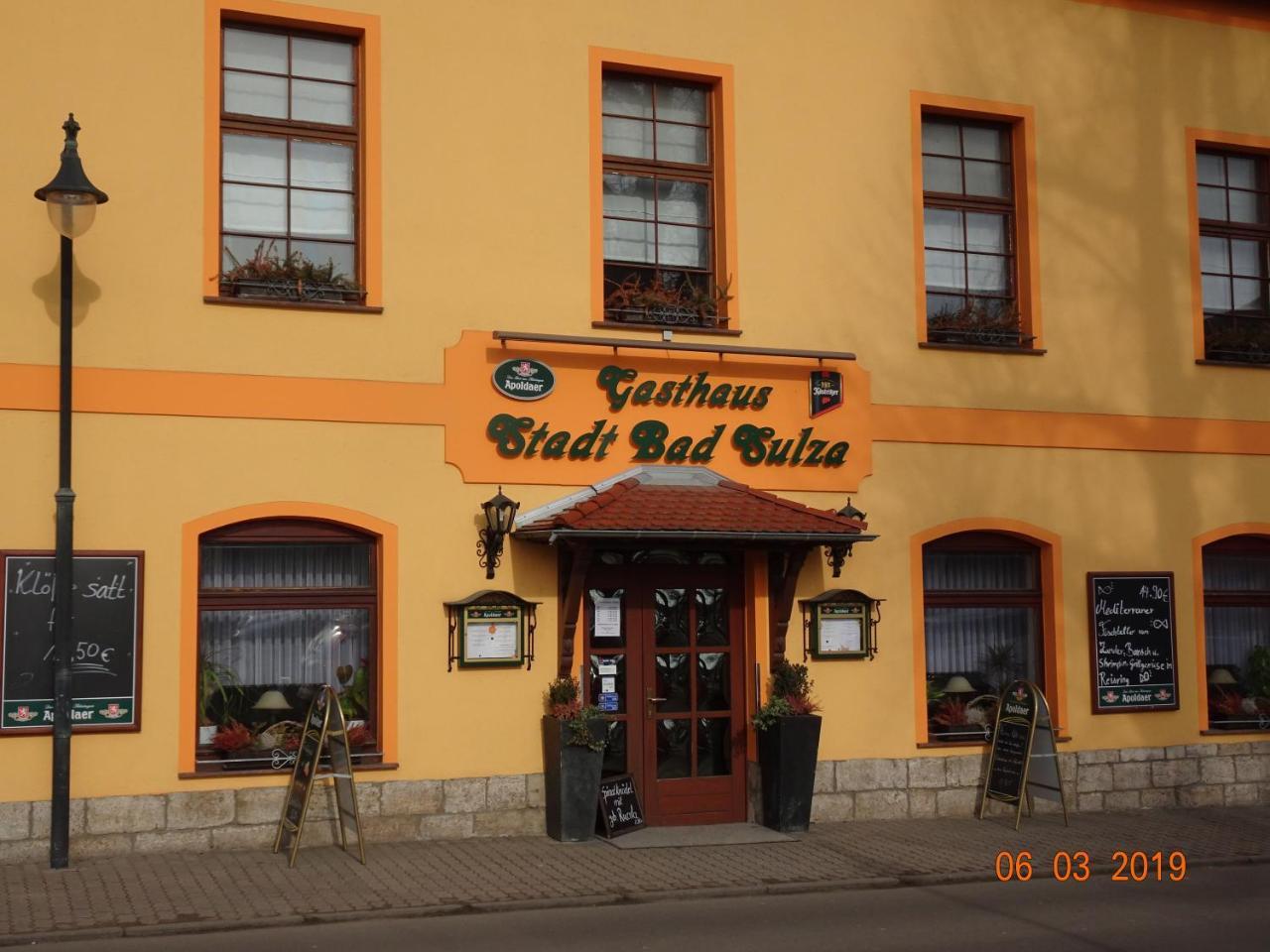 Gasthaus Stadt Bad Sulza Exterior foto